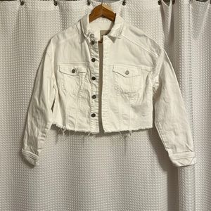 Women’s Cropped Liverpool Denim Jacket